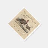 Thanksgiving  Turkije Dag Familienaam Servet (Hoek)