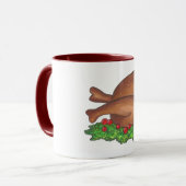 Thanksgiving Turkije Dag Kranbessen Mok (Voorkant links)