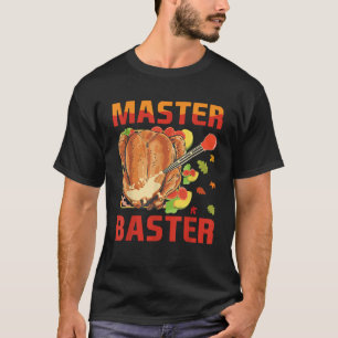 Thanksgiving Turkije Dag Meester Baster Familie Di T-shirt