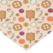 Thanksgiving Turkije Dinner Pattern Medium Tafelloper (Hoek)