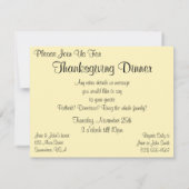 Thanksgiving Turkije, Eagle, Amerikaanse vlag Kaart (Achterkant)