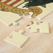 Thanksgiving Turkije, Eagle, Amerikaanse vlag Legpuzzel (Zijkant)