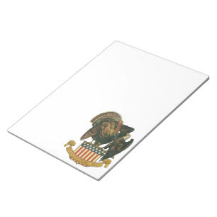  Thanksgiving Turkije, Eagle, Amerikaanse vlag Notitieblok