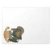  Thanksgiving Turkije, Eagle, Amerikaanse vlag Notitieblok (Voorkant)