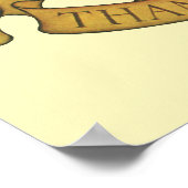  Thanksgiving Turkije, Eagle, Amerikaanse vlag Poster (Hoek)