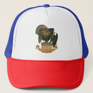  Thanksgiving Turkije, Eagle, Amerikaanse vlag Trucker Pet