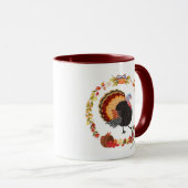 Thanksgiving Turkije en de oogst Mok (Voorkant rechts)