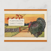  Thanksgiving Turkije en Gate Greetings Briefkaart (Voorkant)