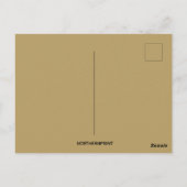  Thanksgiving Turkije en Korn Briefkaart (Achterkant)