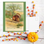  Thanksgiving Turkije en kuikens in pasta Briefkaart