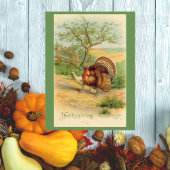  Thanksgiving Turkije en kuikens in pasta Briefkaart