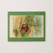 Thanksgiving Turkije en kuikens in pasta Legpuzzel (Horizontaal)