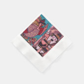 THANKSGIVING TURKIJE EN luiers VAN PILGRAM Servet (Hoek)