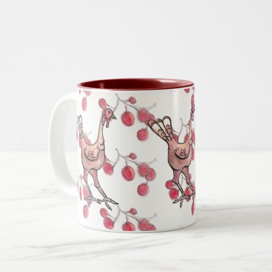 Thanksgiving Turkije en Mok Berry (Voorkant links)