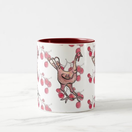 Thanksgiving Turkije en Mok Berry (Center)