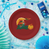 Thanksgiving Turkije en pompoen Papieren Bordje (Feest)