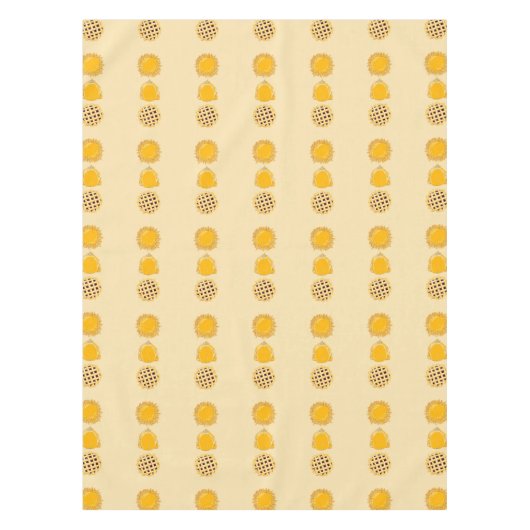 Thanksgiving Turkije en taartafel Tafelkleed (Voorkant)