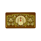 Thanksgiving Turkije Etiket (Voorkant)