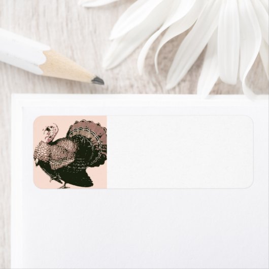 Thanksgiving Turkije Etiket (Insitu)