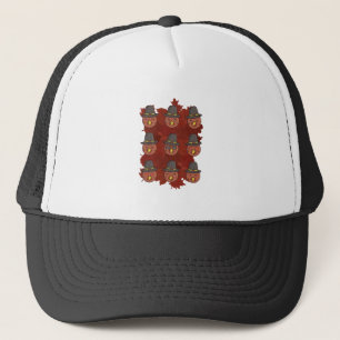 Thanksgiving Turkije Face Emoji Gift Trucker Pet