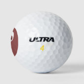 Thanksgiving Turkije Face Golfballen (Logo)