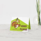 Thanksgiving Turkije Feestdagen Kaart (Voorkant)