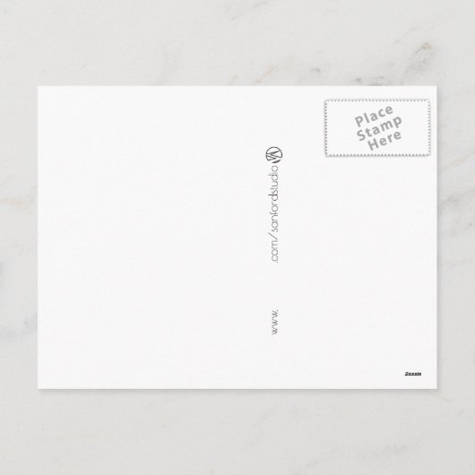 Thanksgiving Turkije Feestdagenkaart (Achterkant)