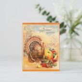  Thanksgiving turkije Feestdagenkaart (Staand voorkant)