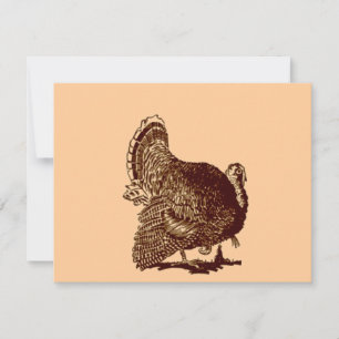 Thanksgiving Turkije Feestdagenkaart