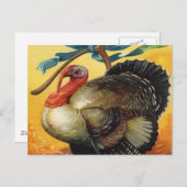  Thanksgiving Turkije Feestdagenkaart (Voorkant / Achterkant)