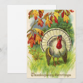  Thanksgiving Turkije Feestdagenkaart (Voorkant / Achterkant)
