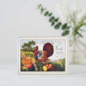  Thanksgiving Turkije Feestdagenkaart (Staand voorkant)