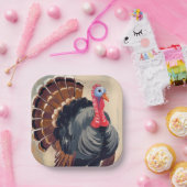 Thanksgiving Turkije | Fijne Thanksgiving Papieren Bordje (Feest)