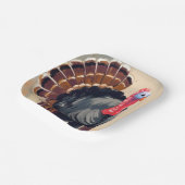 Thanksgiving Turkije | Fijne Thanksgiving Papieren Bordje (Gebogen)