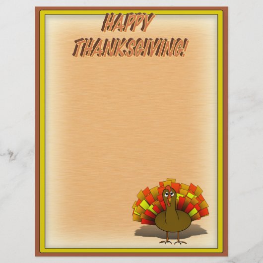 Thanksgiving Turkije Flyer (Voorkant)
