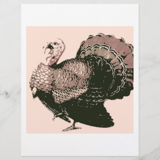 Thanksgiving Turkije Flyer (Voorkant)