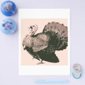 Thanksgiving Turkije Flyer (Enkel)