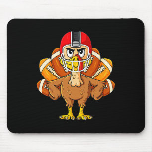 Thanksgiving Turkije Football Speler Fun Boys Meis Muismat