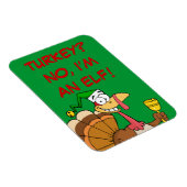 Thanksgiving Turkije Funny Disguise voor Kerstmis Magneet (Rechterzijde)