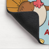 Thanksgiving Turkije Funny Disguise voor Kerstmis Muismat (Hoek)