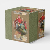 Thanksgiving Turkije Funny  groeten Bedankdoosjes (Achterkant)