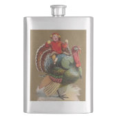 Thanksgiving Turkije Funny  groeten Flacon (Voorkant)