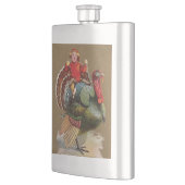 Thanksgiving Turkije Funny groeten Flacon (Links)