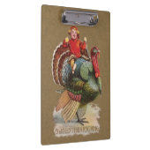 Thanksgiving Turkije Funny  groeten Klembord (Rechts)