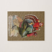 Thanksgiving Turkije Funny  groeten Legpuzzel (Horizontaal)
