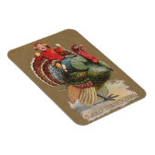 Thanksgiving Turkije Funny  groeten Magneet (Rechterzijde)