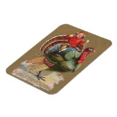 Thanksgiving Turkije Funny  groeten Magneet (Linkerzijde)