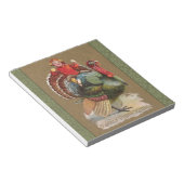 Thanksgiving Turkije Funny  groeten Notitieblok (Schuin)