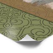 Thanksgiving Turkije Funny  groeten Perfect Poster (Hoek)