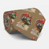 Thanksgiving Turkije Funny  groeten Stropdas (Opgerold)